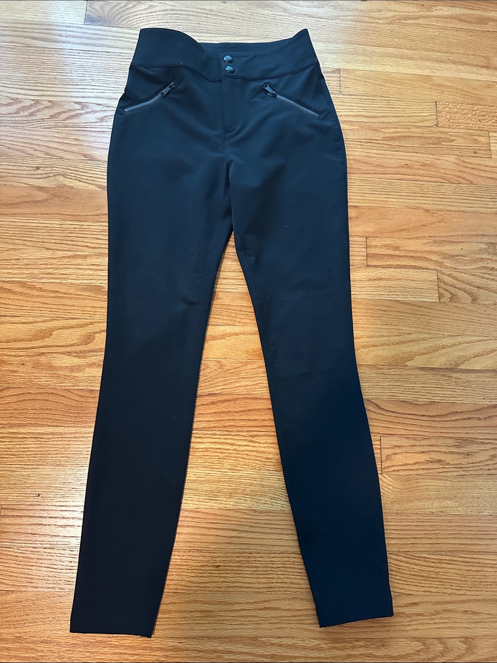 Women's High-Waist Black Pants